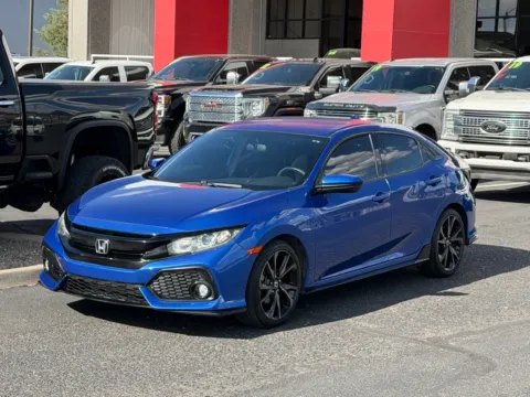 Blue 2018 HONDA CIVIC SPORT for sale in Albuquerque, NM