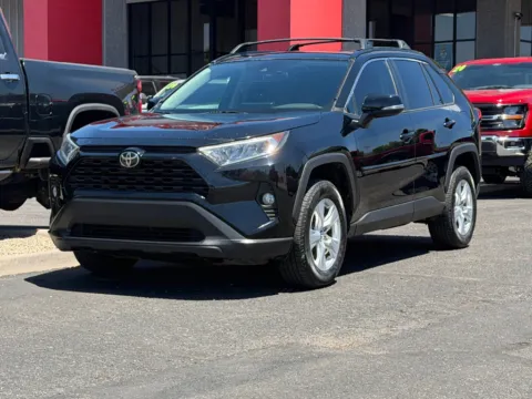 Black 2019 TOYOTA RAV4 XLE for sale in Albuquerque, NM