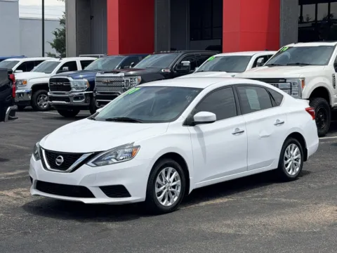 White 2017 NISSAN SENTRA S for sale in Albuquerque, NM