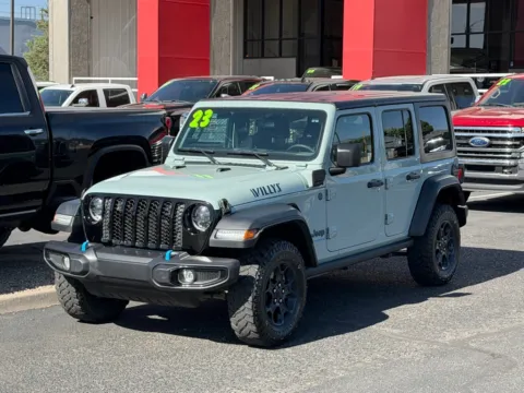 Gray 2023 JEEP WRANGLER 4XE for sale in Albuquerque, NM