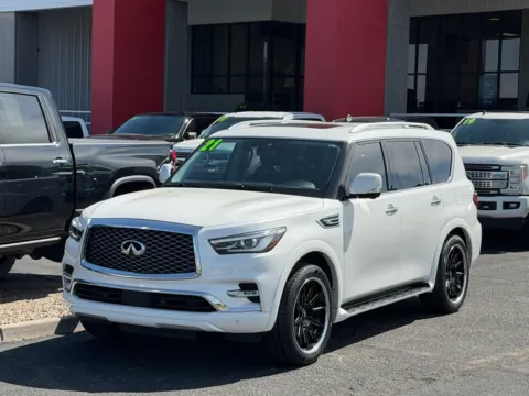 White 2021 INFINITI QX80 LUXE for sale in Albuquerque, NM