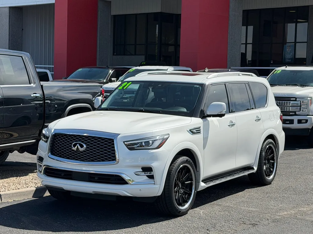 White 2021 INFINITI QX80 LUXE for sale in Albuquerque, NM