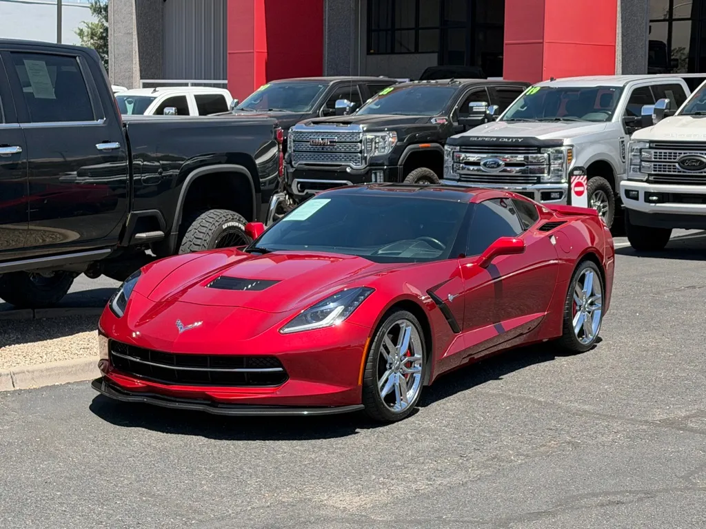 Red 2014 CHEVROLET CORVETTE STINGRAY Z51 2LT for sale in Albuquerque, NM
