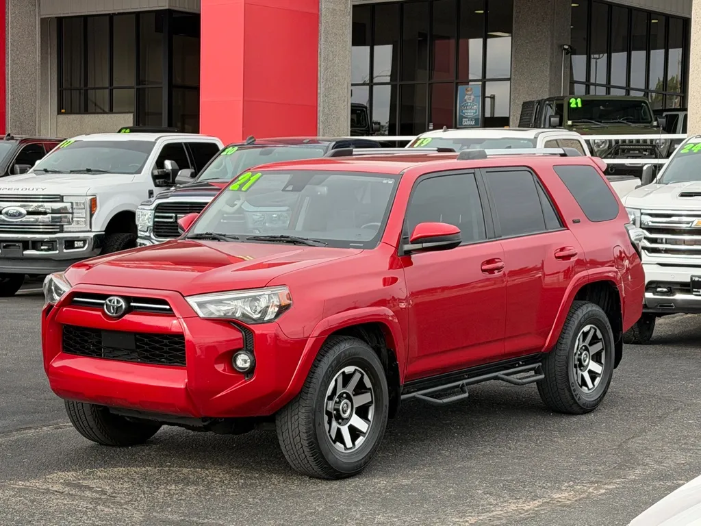 Red 2021 TOYOTA 4RUNNER SR5 for sale in Albuquerque, NM