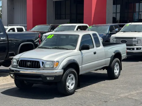 Silver 2003 TOYOTA TACOMA XTRACAB for sale in Albuquerque, NM