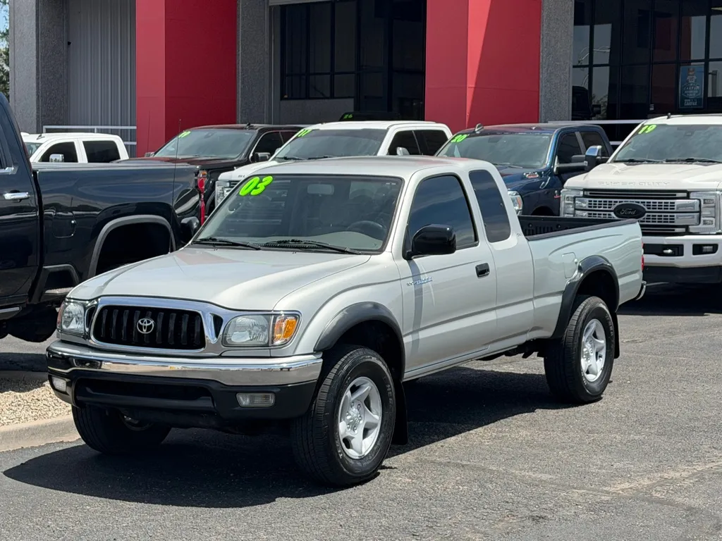 Silver 2003 TOYOTA TACOMA XTRACAB for sale in Albuquerque, NM
