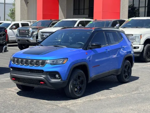 Blue 2023 JEEP COMPASS TRAILHAWK for sale in Albuquerque, NM