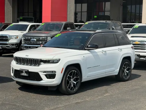 White 2022 JEEP GRAND CHEROKEE SUMMIT 4XE for sale in Albuquerque, NM