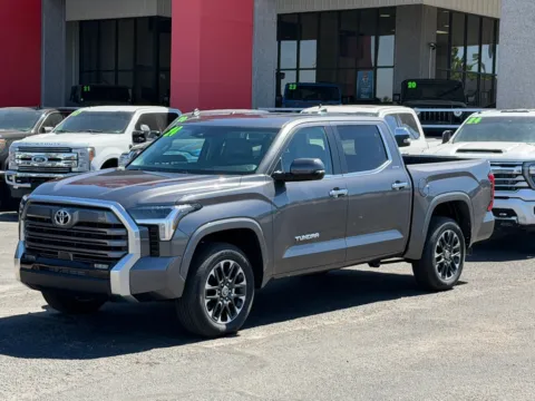 Gray 2024 TOYOTA TUNDRA CREWMAX LIMITED for sale in Albuquerque, NM