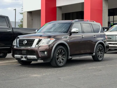 Brown 2017 NISSAN ARMADA PLATINUM for sale in Albuquerque, NM