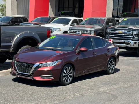 Red 2023 NISSAN SENTRA SV for sale in Albuquerque, NM