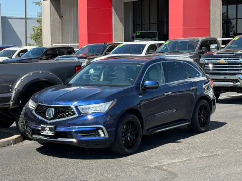 Blue 2018 ACURA MDX SPORT HYBRID ADVANCE for sale in Albuquerque, NM
