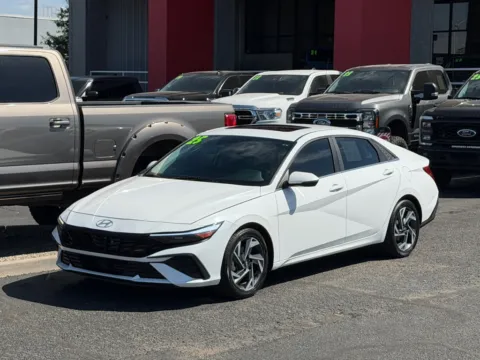 White 2025 HYUNDAI ELANTRA LIMITED for sale in Albuquerque, NM
