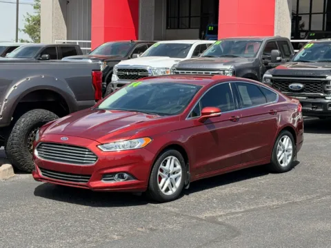 Red 2014 FORD FUSION SE for sale in Albuquerque, NM