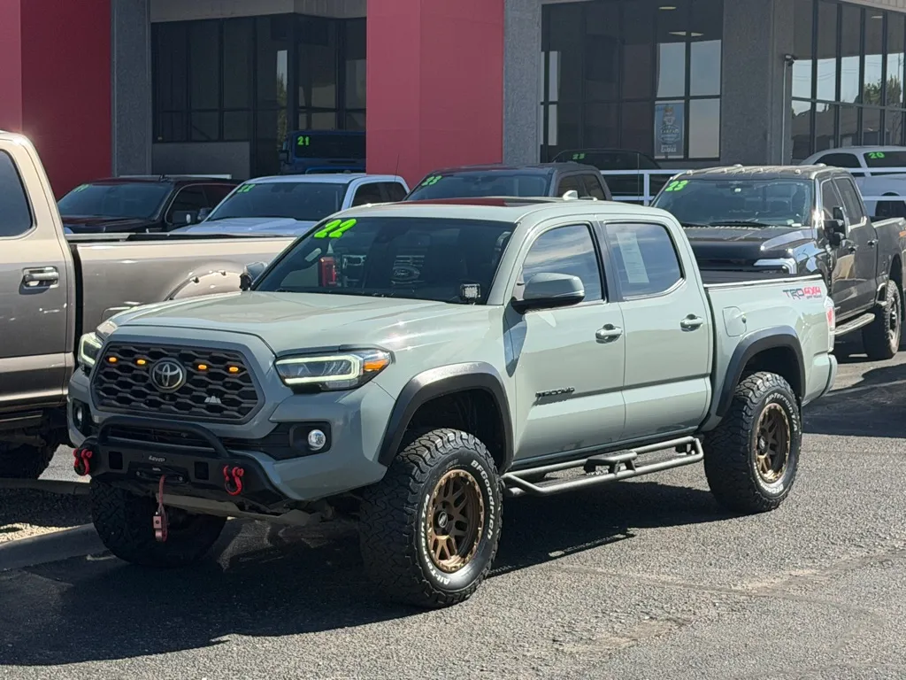 Green 2022 TOYOTA TACOMA DOUBLE CAB for sale in Albuquerque, NM