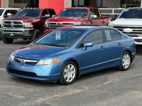 Blue 2008 HONDA CIVIC LX for sale in Albuquerque, NM