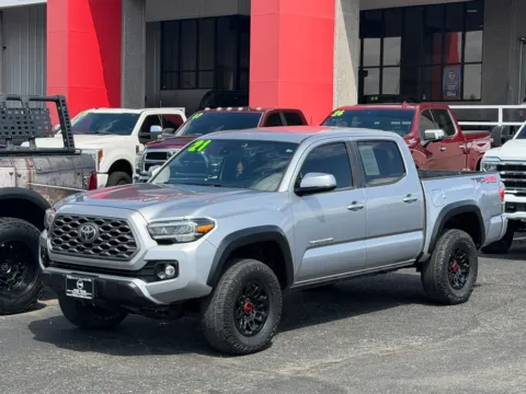Silver 2021 TOYOTA TACOMA DOUBLE CAB for sale in Albuquerque, NM