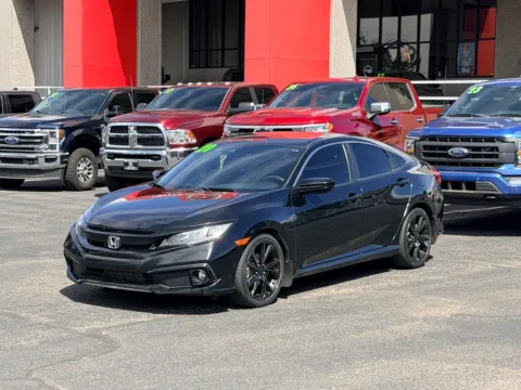 Black 2020 HONDA CIVIC SPORT for sale in Albuquerque, NM