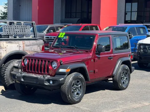 Red 2022 JEEP WRANGLER SPORT for sale in Albuquerque, NM