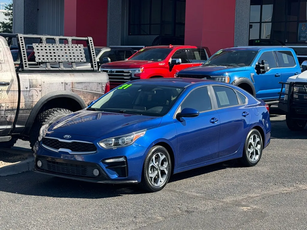 Blue 2021 KIA FORTE FE for sale in Albuquerque, NM