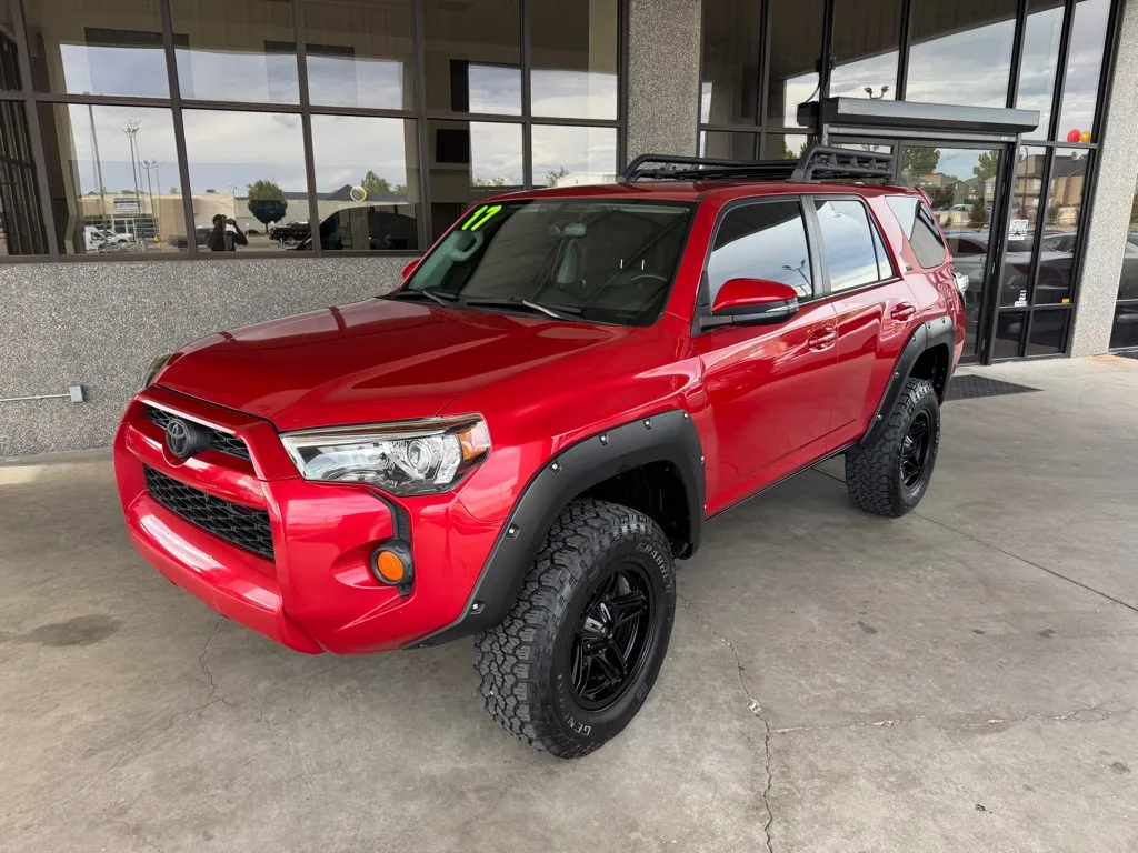 Red 2017 TOYOTA 4RUNNER SR5/SR5 PREMIUM for sale in Albuquerque, NM