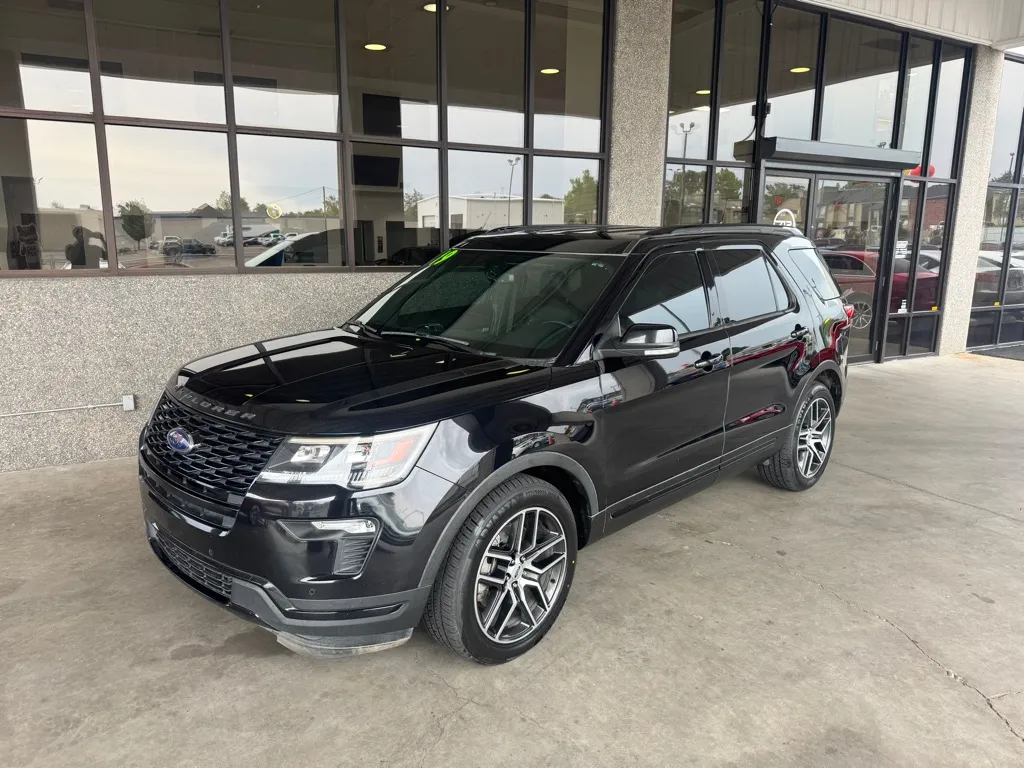 Black 2019 FORD EXPLORER SPORT for sale in Albuquerque, NM