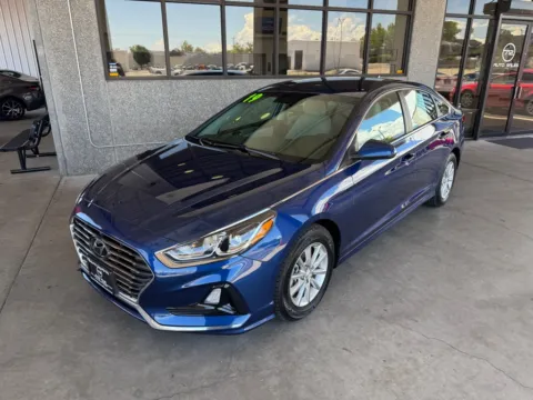 Blue 2019 HYUNDAI SONATA SE for sale in Albuquerque, NM