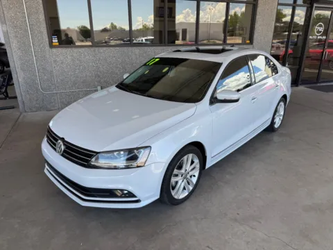 White 2017 VOLKSWAGEN JETTA SEL for sale in Albuquerque, NM
