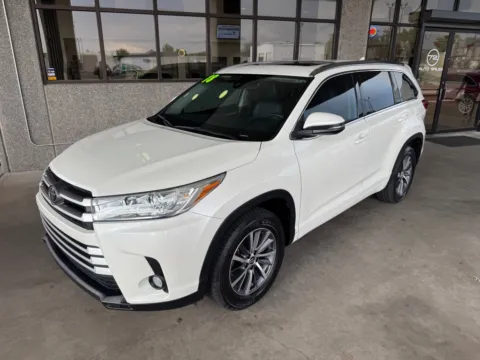 White 2018 TOYOTA HIGHLANDER SE for sale in Albuquerque, NM