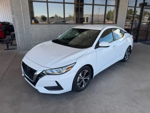 White 2022 NISSAN SENTRA SV for sale in Albuquerque, NM