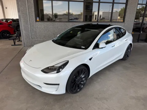 White 2022 TESLA MODEL 3 Performance for sale in Albuquerque, NM