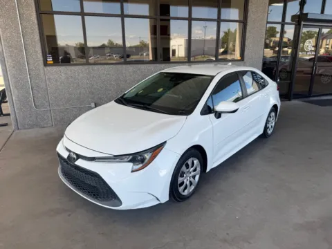 White 2021 TOYOTA COROLLA LE for sale in Albuquerque, NM