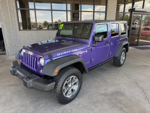 Purple 2017 JEEP WRANGLER UNLIMI RUBICON for sale in Albuquerque, NM