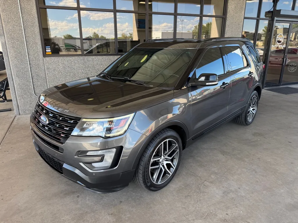 Gray 2017 FORD EXPLORER SPORT for sale in Albuquerque, NM