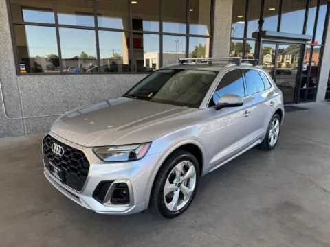 Silver 2022 AUDI Q5 PREMIUM PLUS 45 for sale in Albuquerque, NM