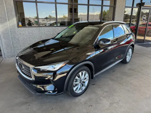 Black 2022 INFINITI QX50 LUXE for sale in Albuquerque, NM