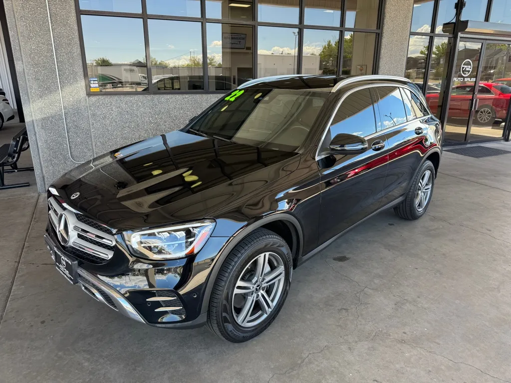 Black 2022 MERCEDES-BENZ GLC 300 4MATIC for sale in Albuquerque, NM