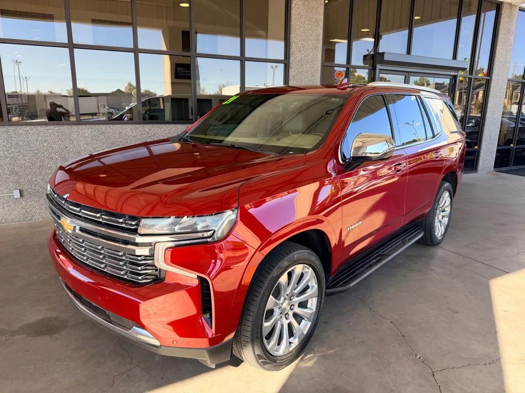 Red 2021 CHEVROLET TAHOE 1500 PREMIER for sale in Albuquerque, NM