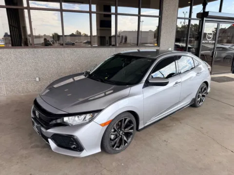 Silver 2018 HONDA CIVIC SPORT for sale in Albuquerque, NM