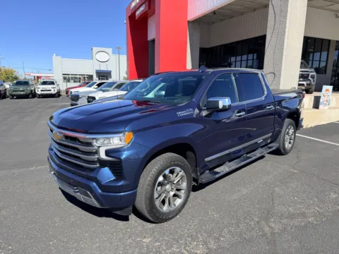 Blue 2023 CHEVROLET SILVERADO 1500 HIGH COUNTRY for sale in Albuquerque, NM