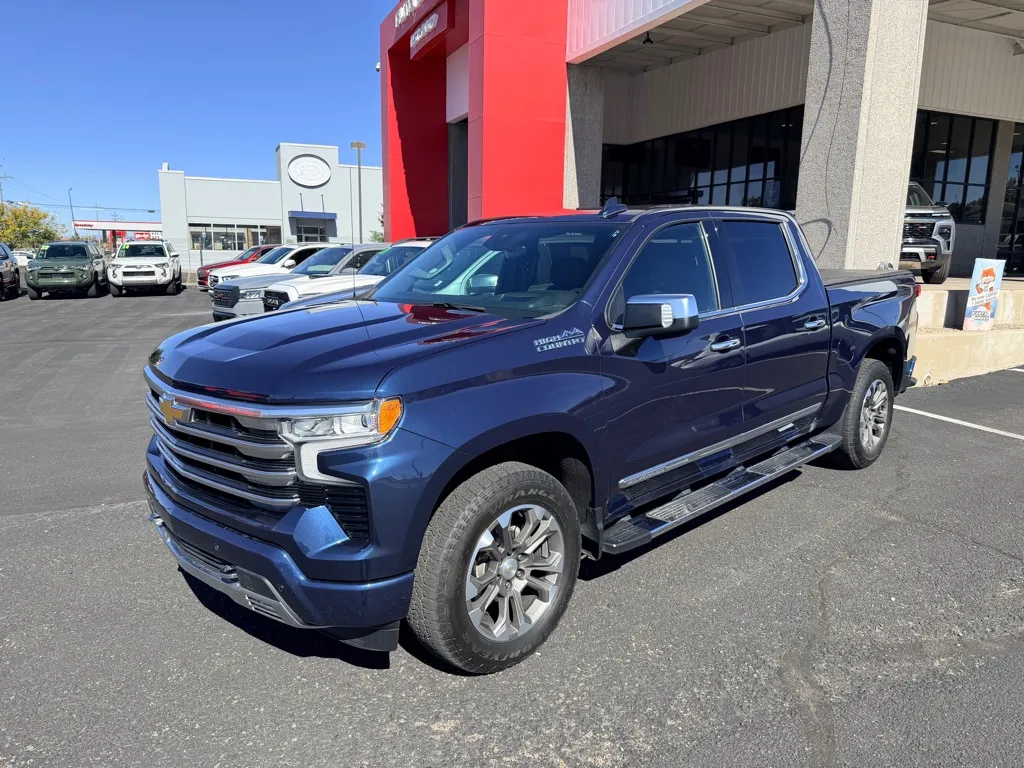 Blue 2023 CHEVROLET SILVERADO 1500 HIGH COUNTRY for sale in Albuquerque, NM