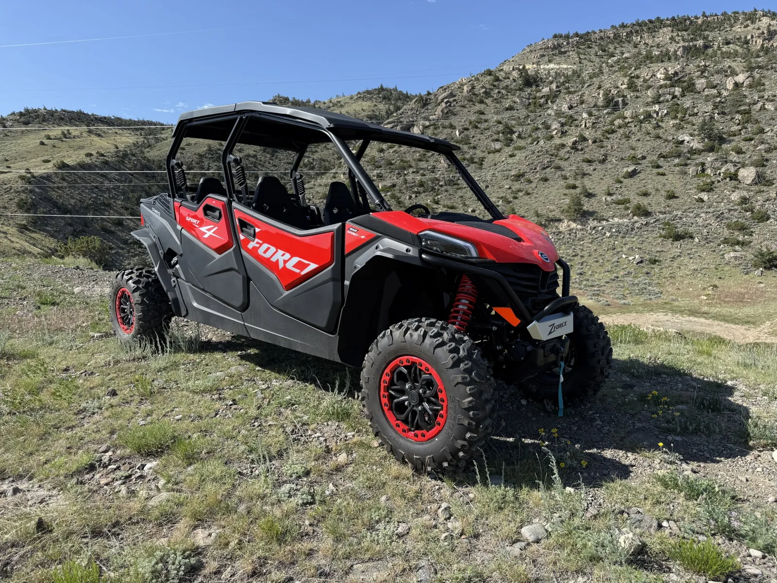 Red 2025 CFMoto ZFORCE 950 SPORT-4 CF1000SZ-3L 950 Sport 4 for sale in Cody, WY