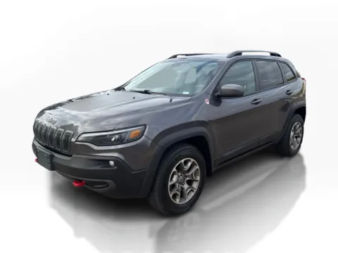 Gray 2021 Jeep Cherokee Trailhawk 4x4 for sale in Saint Charles, MO