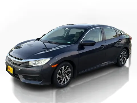 Blue 2016 Honda Civic Sedan 4d EX for sale in Saint Charles, MO