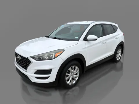 White 2019 Hyundai Tucson 4d SUV FWD Value for sale in Saint Charles, MO