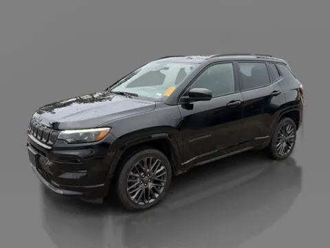 Black 2022 JEEP COMPASS HIGH ALTITUDE SPORT UTILITY 4D for sale in Saint Charles, MO