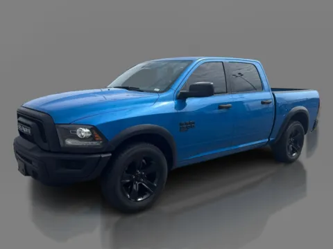 Blue 2024 Ram 1500 Classic Warlock Crew Cab 5'7" Box for sale in Saint Charles, MO