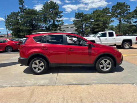 Red 2015 Toyota RAV4 4d SUV AWD XLE for sale in Saint Charles, MO