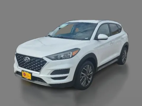 White 2021 Hyundai Tucson SEL FWD for sale in Saint Charles, MO