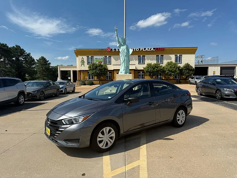 Gray 2024 Nissan Versa S CVT for sale in Saint Charles, MO